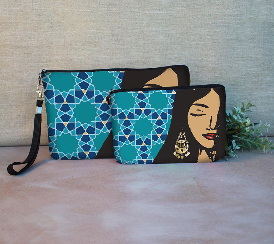 Makeup Bag-Makeup Bags-Dar Alfann - House of Art