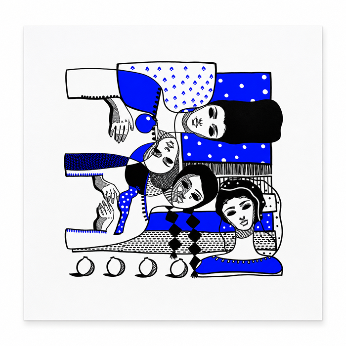 Between The Blue  — Limited Edition Silkscreen Print