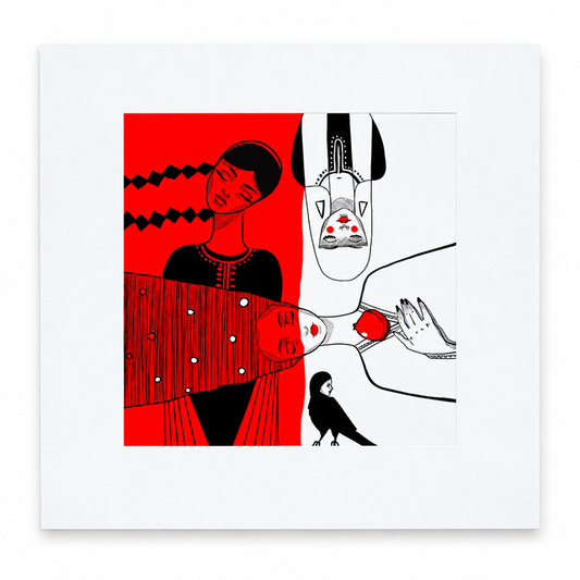 Raven Moon — Limited Edition Silkscreen Print