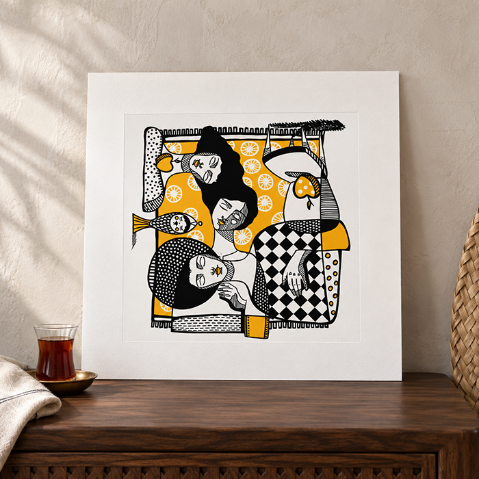 Under a Citrus Sun — Limited Edition Silkscreen Print