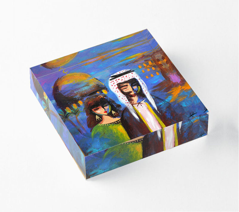 Acrylic Block-Dar Alfann - House of Art