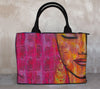 Tote with modern art print design